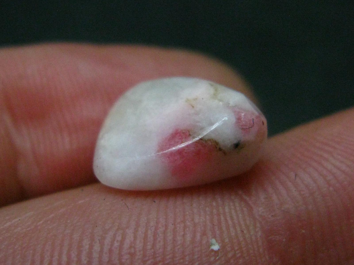 Rare Pink Tugtupite Tumbled Piece From Greenland - 5.52 Carats - 0.5"