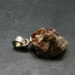 Rare Zircon Crystal Silver Pendant From Tanzania - 0.7" - 1.99 Grams