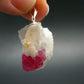 Spinel Crystal Silver Pendant From Tanzania - 1.3" -8.53 Grams