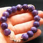 Charoite Genuine Bracelet - 25.84 Grams - 10mm Round Beads - 7 inches
