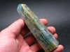 Large Nice Lemurian Aquatine Blue Calcite Obelisk Pyramid From Argentina - 4.4" - 154 Grams