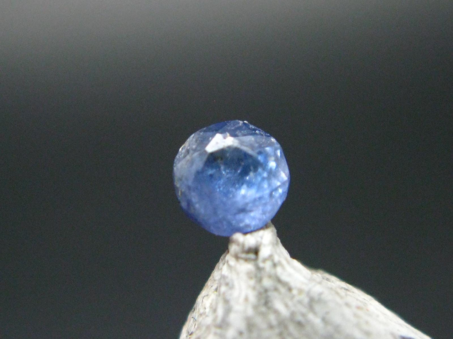 Gem Benitoite Cut Stone From California - 0.29 Carats - 4x4mm