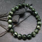AAA Grade Seraphinite Clinochlore Genuine Bracelet ~ 7 Inches ~ 8mm Round Beads