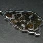 Brahin Meteorite Slice With Olivine Pallasite Pendant from Belarus - 1.4" - 21.54 Grams