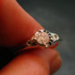 Muonionalusta Meteorite Sterling Silver Ring from Sweden - 2.07 Grams - Size 7