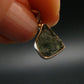 Moldavite Tektite Silver Pendant from Czech Republic - 0.8" - 1.19 Grams