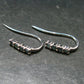 Genuine Alexandrite Gem Silver Earrings From Russia - 0.92 Grams