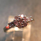 Genuine Alexandrite Gem Silver Ring From Russia - Size 5 - 1.64 Grams