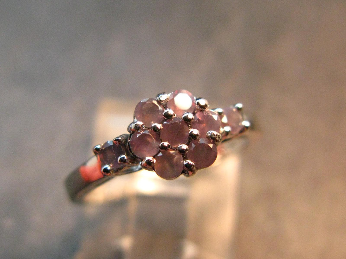 Genuine Alexandrite Gem Silver Ring From Russia - Size 5 - 1.64 Grams
