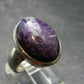 Very Rare Kammererite Chrome Clinochlore Silver Ring from Turkey - Size 7.5