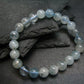 Aquamarine Genuine Bracelet ~ 7 Inches ~ 8mm Round Beads