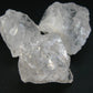Lot of 3 Large Natural Raw Clear Quartz Crystal from Brazil