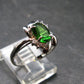 Helenite Gaia Stone Gem Sterling Silver Ring From Washington - Size 7 - 1.65 Carats