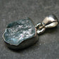 Fantastic Gemmy Aquamarine Crystal Silver Pendant From Brazil - 0.8"