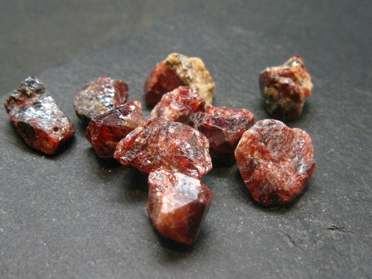 Lot of 10 Zircon Crystals From Pakistan - 147.75 Carats