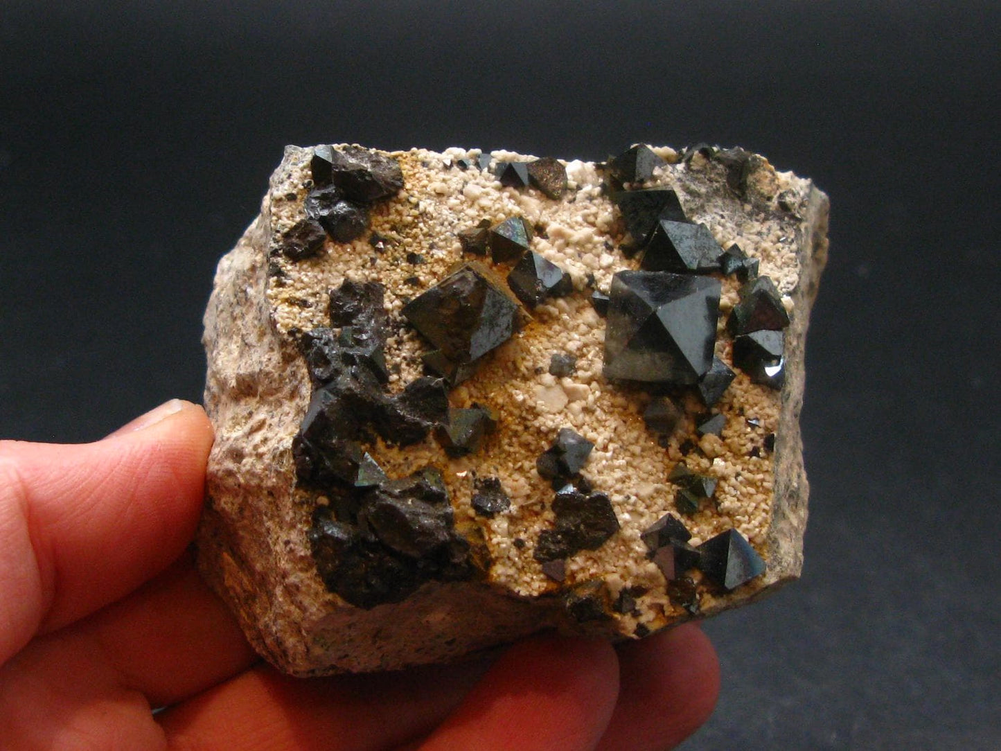 Large Magnetite Cluster from Bolivia - 2.7"