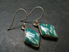 Amazonite Silver Earrings from Russia - 3.39 Grams