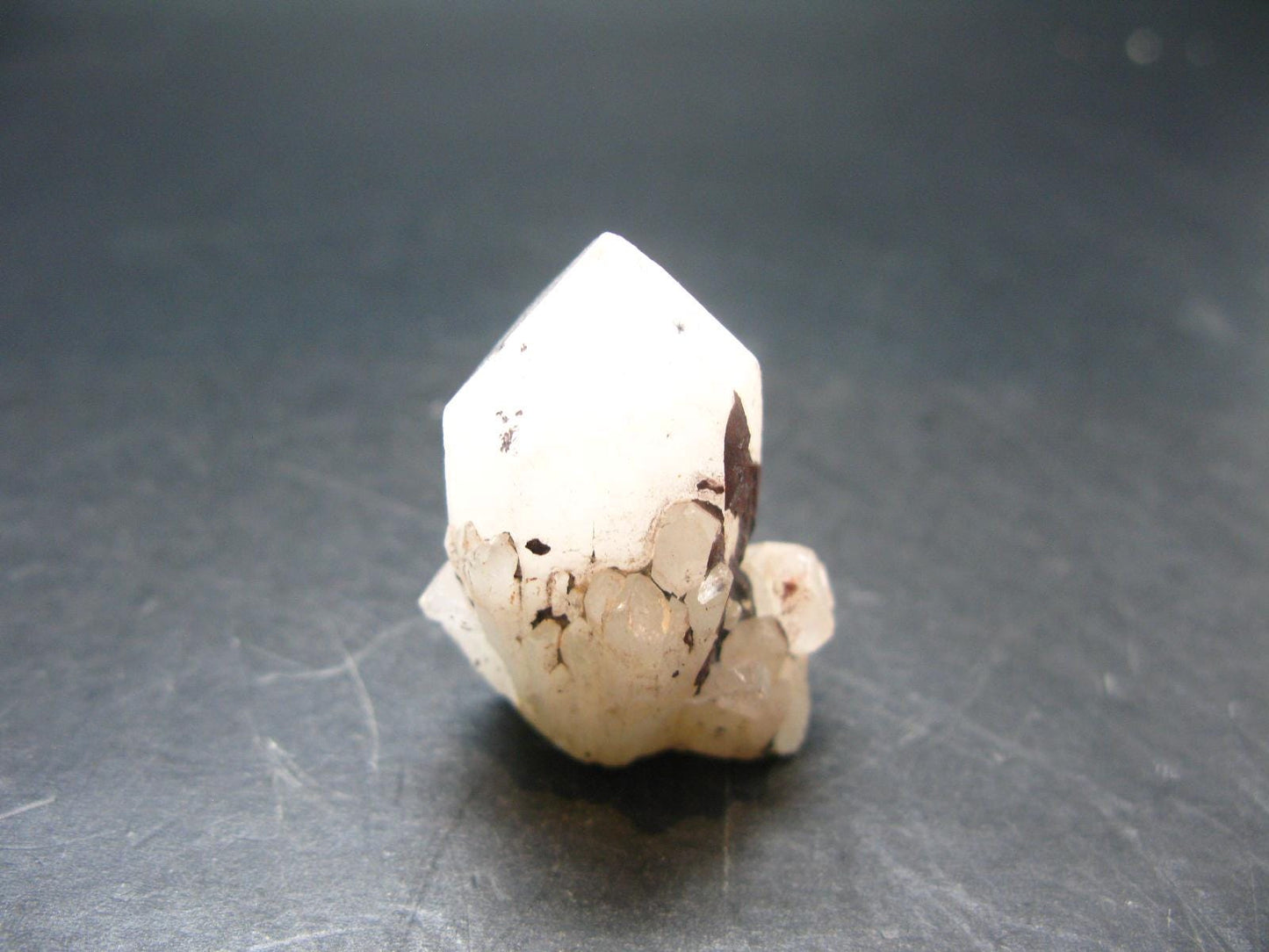 Hollandite in Quartz Crystal from Madagascar - 1.4" - 22.04 Grams
