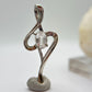 Rare Phenakite (Phenacite) Pendant, Artistic Sterling Silver Design - 1.05 Grams