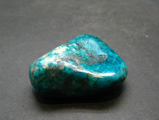 Very Nice Tumbled Dioptase Stone from Congo - 1.5" - 27.06 Grams