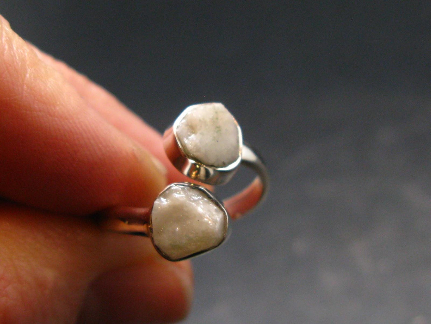 Phenakite Phenacite Sterling Silver Ring from Brazil - 2.19 Grams - Size 5