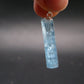 Aquamarine Crystal Silver Pendant From Vietnam - 1.3" - 2.44 Grams