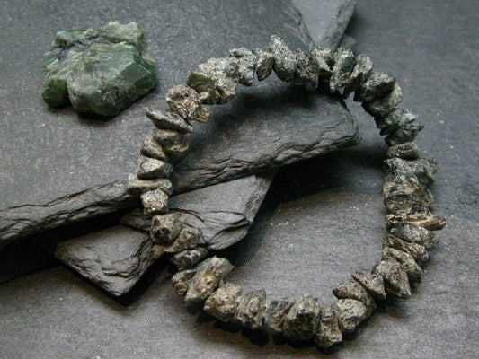 Alexandrite Chrysoberyl Genuine Bracelet ~ 7 Inches ~ 10mm Crystal Beads