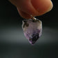 Vera Cruz Amethyst Silver Pendant From Mexico - 0.9" - 2.57 Grams