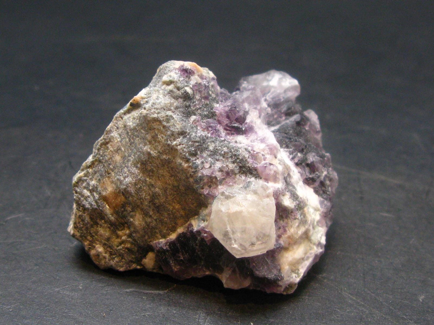 Extremely Rare Phenakite Phenacite, Fluorite & Beryl Crystal from Russia - 36.87 Grams - 1.5"