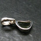 Moldavite Tektite Silver Pendant from Czech Republic - 0.7" - 0.95 Grams