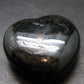 Large Nuumite Nuummite Polished Heart From Greenland - 92.68 Grams - 1.8"