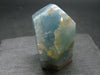 Aquatine Blue Calcite Tumbled Stone from Argentina - 1.7"- 67.40 Grams