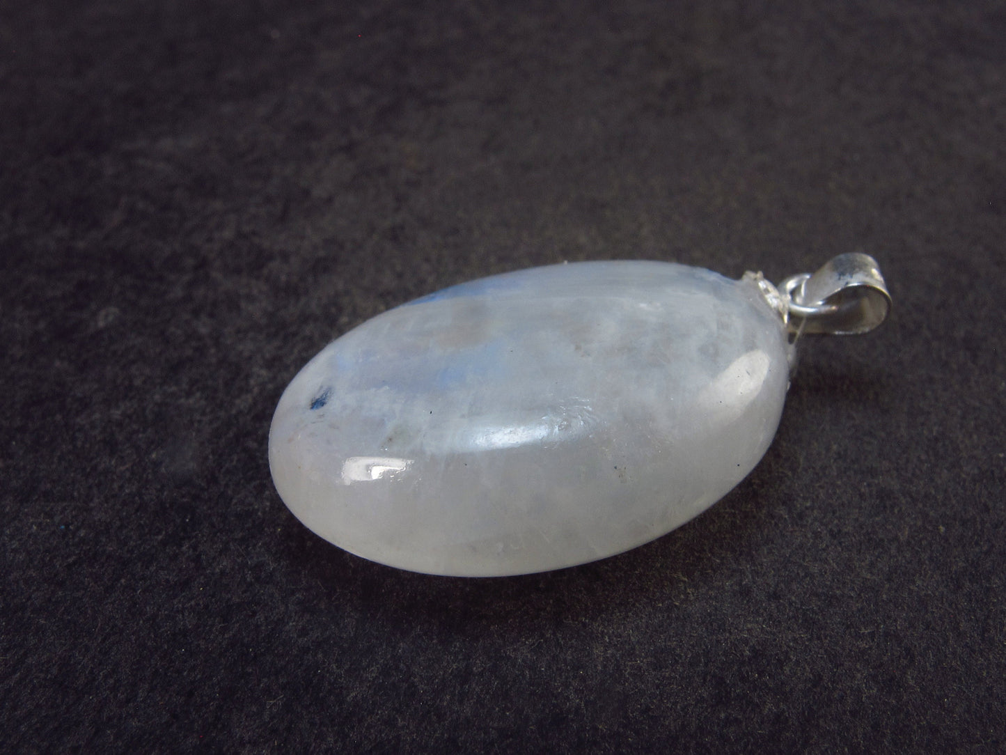 Natural Glow From Inside Moonstone 925 Silver Pendant- 1.2" - 5.0 Grams