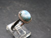 Larimar AAA Quality Sterling Silver Ring - Size 8.5 - 3.12 Grams