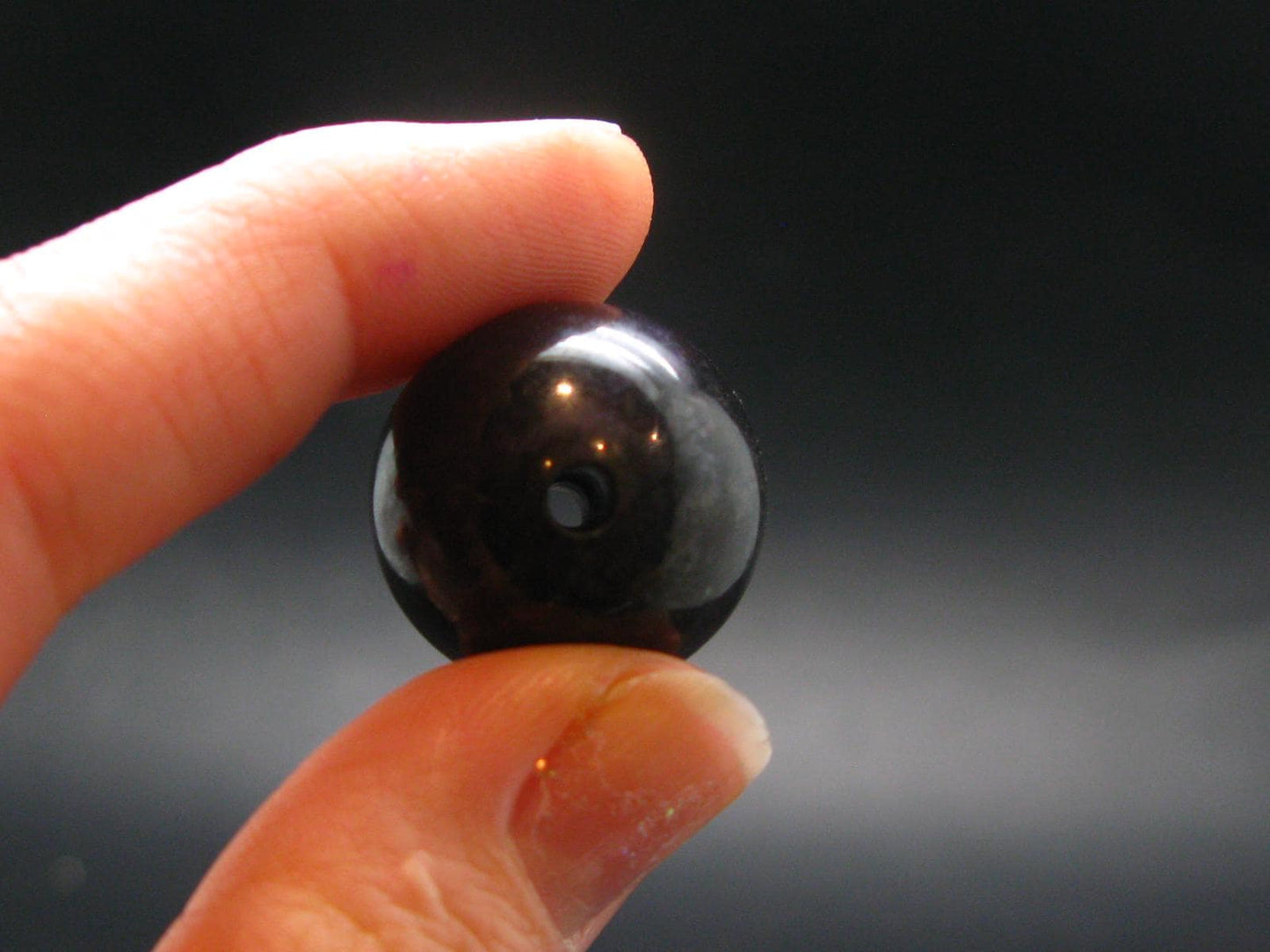 Sugilite Polished Bead From South Africa - 0.8" - 14.82 Grams