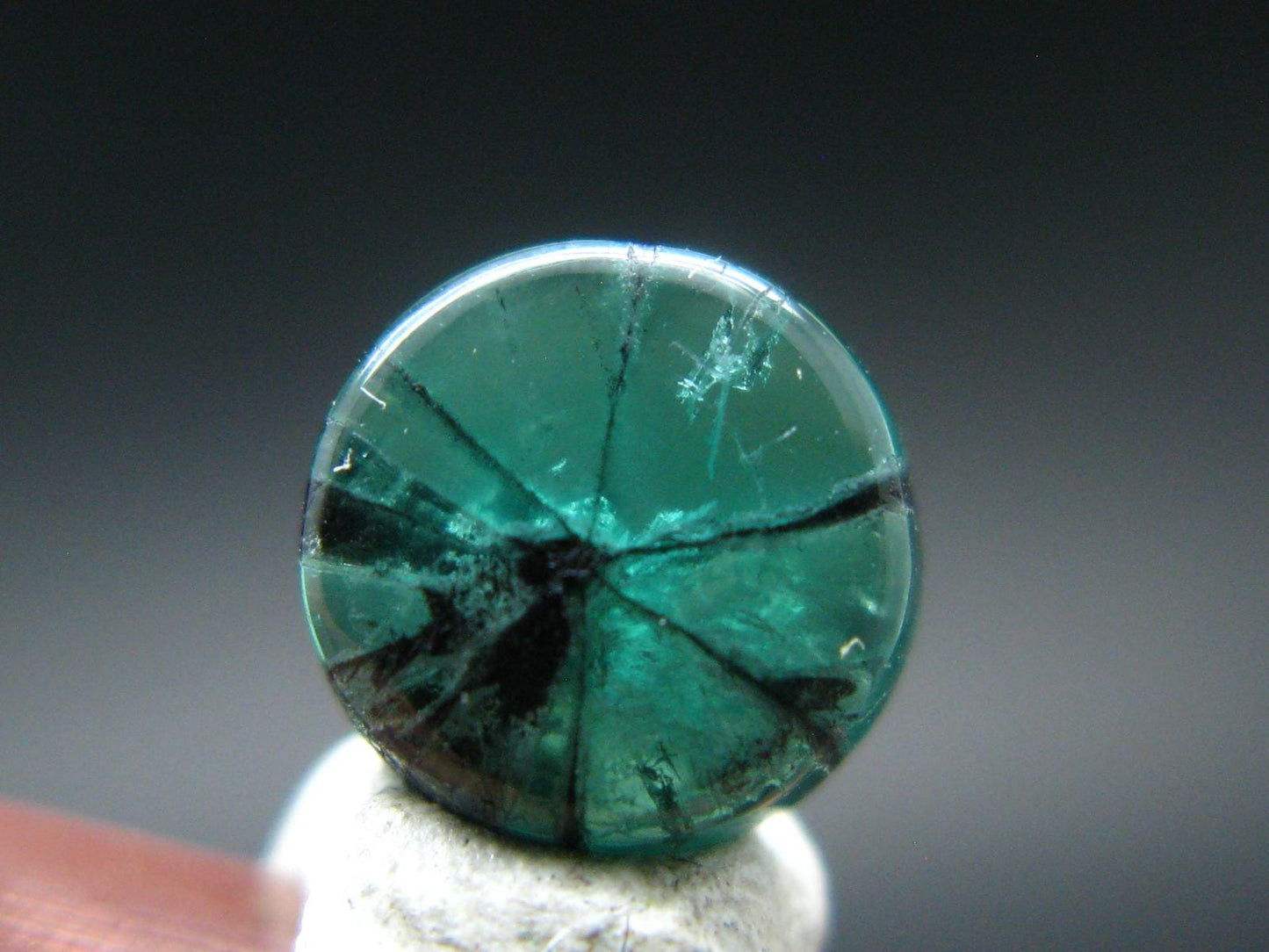 Beautiful Rare Gem Trapiche Emerald From Colombia - 1.72 Carats - 7.5x7.5mm