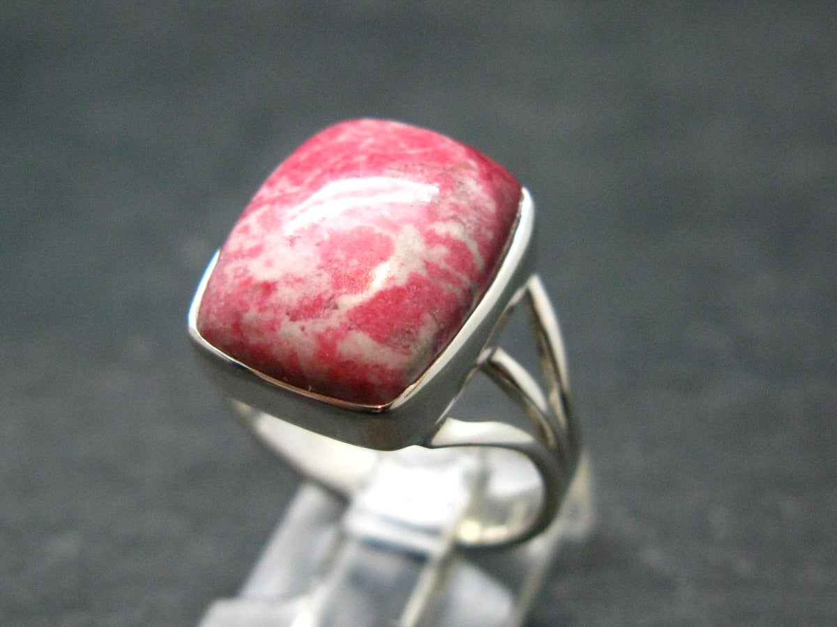 Thulite Silver Pendant From Norway - 5.40 Grams - Size 9