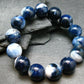 Dianite (Blue Jade) Genuine Bracelet ~ 7 Inches ~ 15mm Round Beads