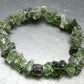 Raw Moldavite Beads Bracelet From Czech Republic - 7" - 16.4 Grams