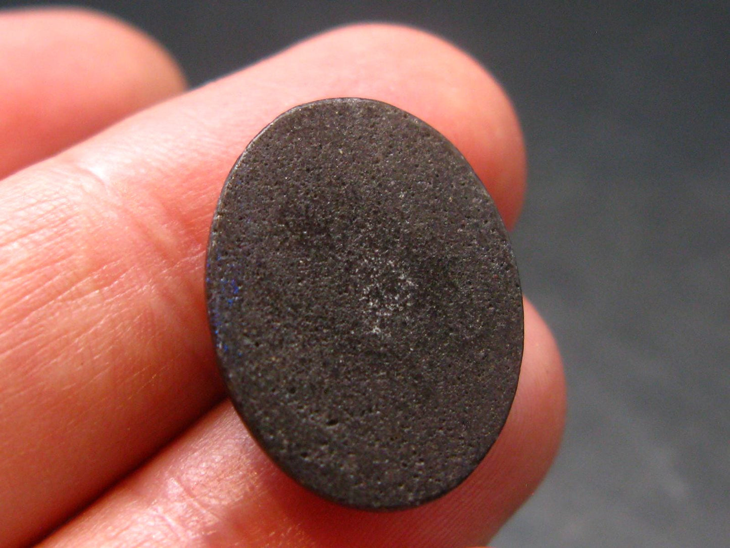 Fine Black Opal Cabochon from Australia - 0.7" - 1.44 Grams
