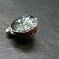 Nice Polished Seraphinite Clinochlore Stalactite Silver Pendant From Russia - 0.8" - 2.60 Grams