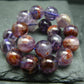 Cacoxenite in Amethyst Genuine Bracelet ~ 7 Inches ~ 10mm Round Beads