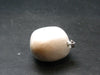 Scolecite Silver Pendant From India - 1.2"