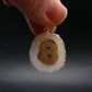 Anandalite Quartz Crystal Silver Pendant From India - 1.1" - 3.88 Grams