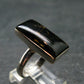 Real!! Very Rare Nuumite Nuummite Sterling Silver Ring from Greenland - 5.31 Grams - Size 7