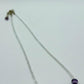 Amethyst and Clear Quartz Necklace – Minimal Gemstone Bar – Delicate Crystal Jewelry – Natural Faceted Beads - 9.89 Grams