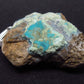 Blue Hemimorphite Silver Pendant From China - 1.5"