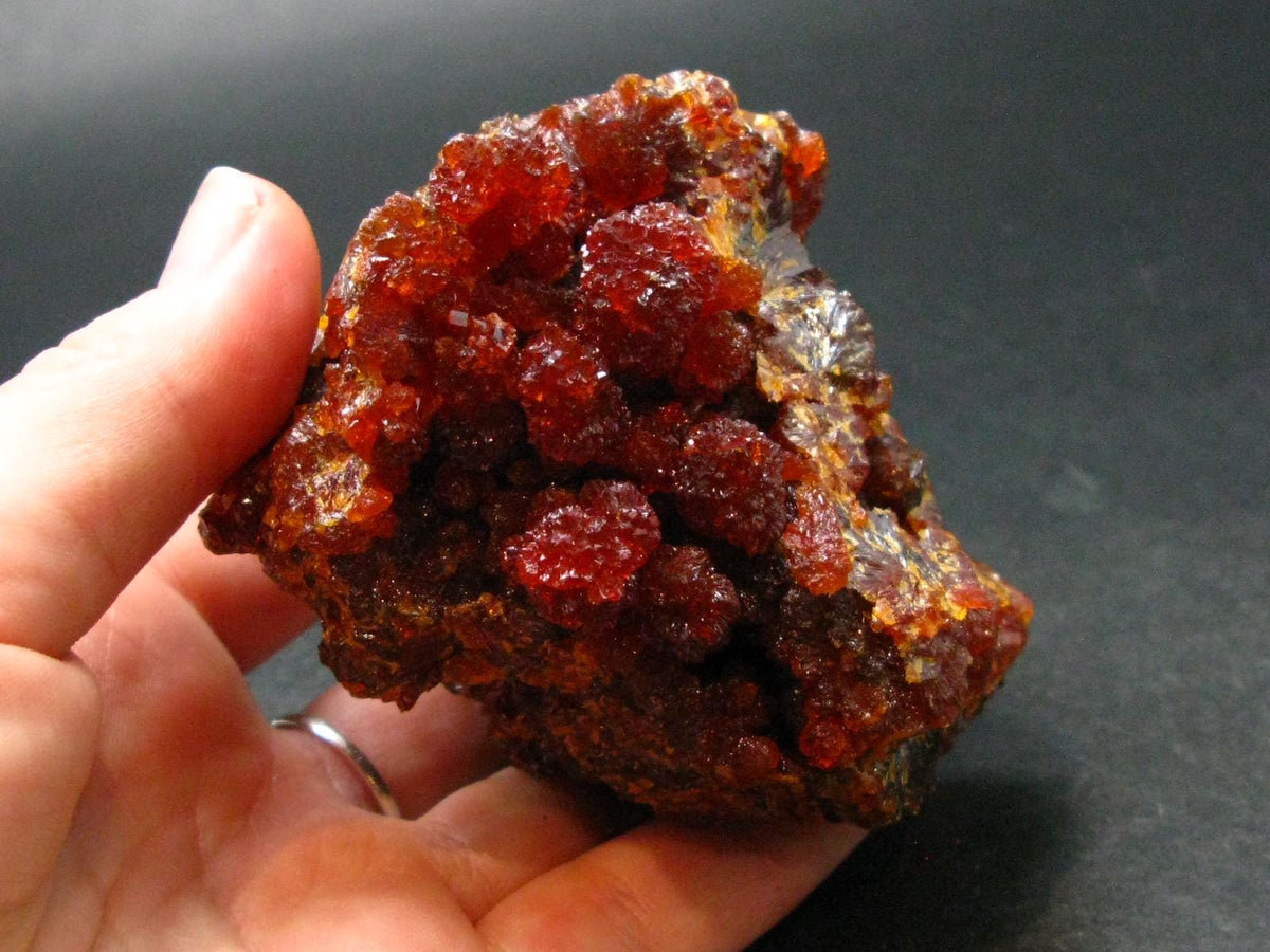 Stunning Fire Red Zincite Zinkite Cluster From Poland - 2.8" - 388.86 Grams