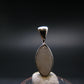 Raw Rare Natrolite Crystal Silver Pendant From Russia - 0.7" - 1.08 Grams