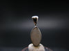 Raw Rare Natrolite Crystal Silver Pendant From Russia - 0.7" - 1.08 Grams
